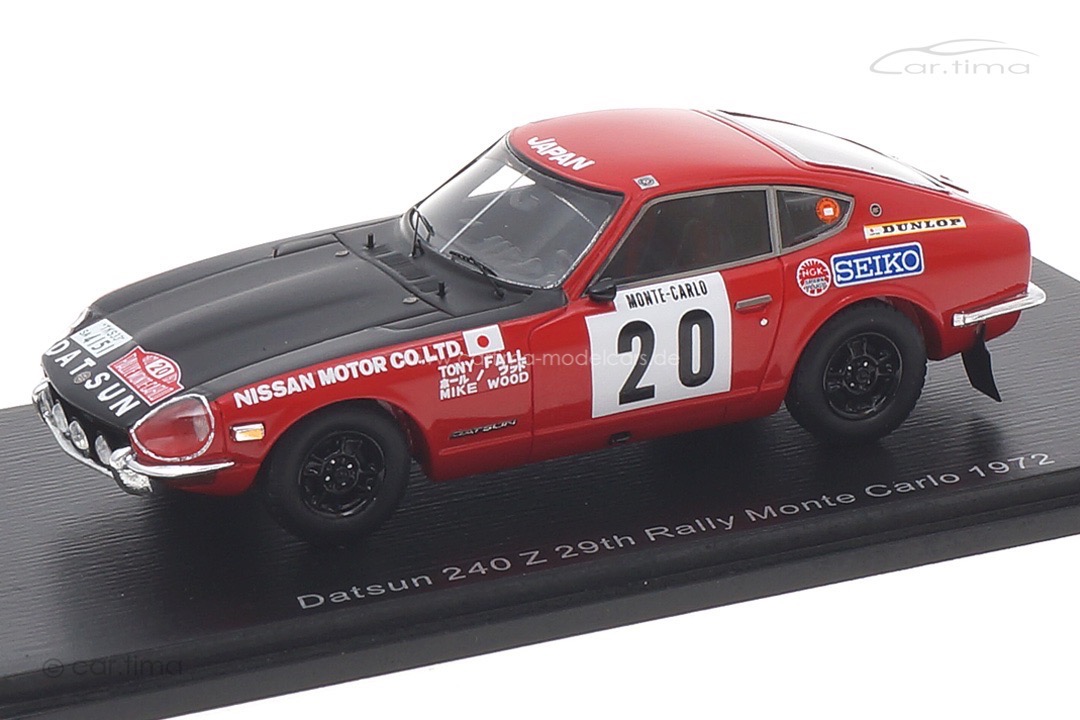 Datsun 240 Z Rallye Monte Carlo 1972 Fall/Wood Spark 1:43 S6284 Datsun 240 Z Rallye Monte Carlo 1972 Fall/Wood Spark 1:43 S6284