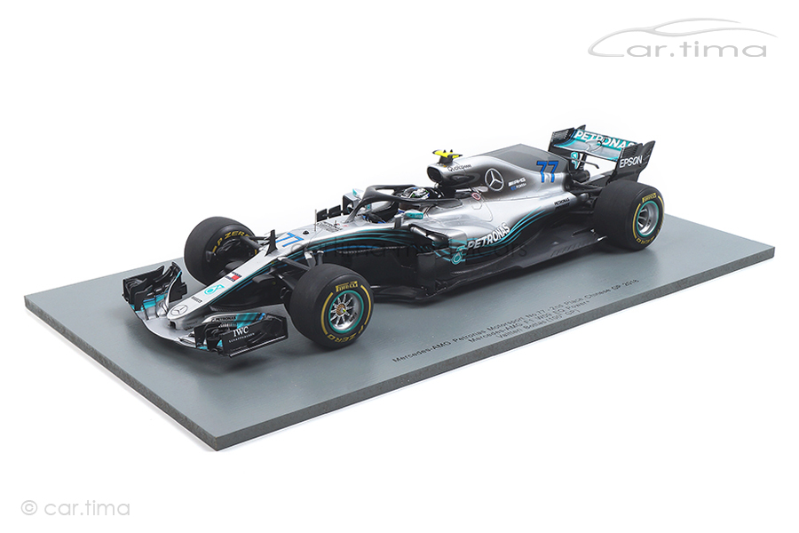 Mercedes-AMG Petronas Chinese GP 2018 Valtteri Bottas Spark 1:18 18S344 Mercedes-AMG Petronas Chinese GP 2018 Valtteri Bottas Spark 1:18 18S344