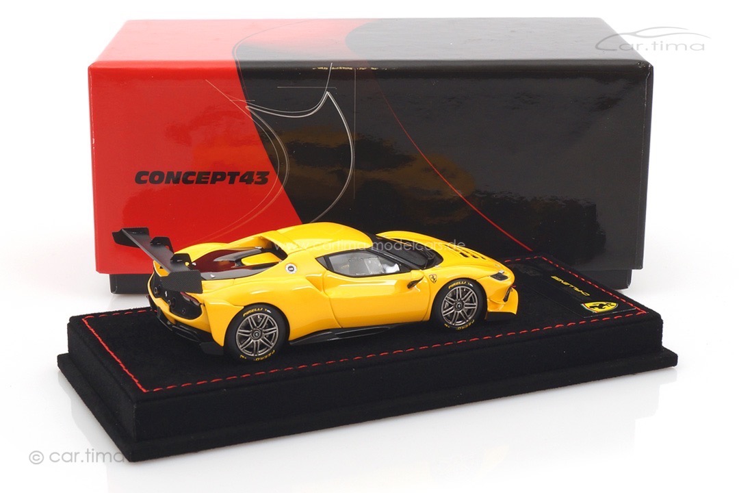 Ferrari 296 Challenge Giallo Modena BBR 1:43 BBRC293B