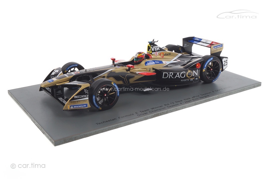 Techeetah Formula E Season 2017-2018 Jean-Eric Vergne Spark 1:18 18FE04