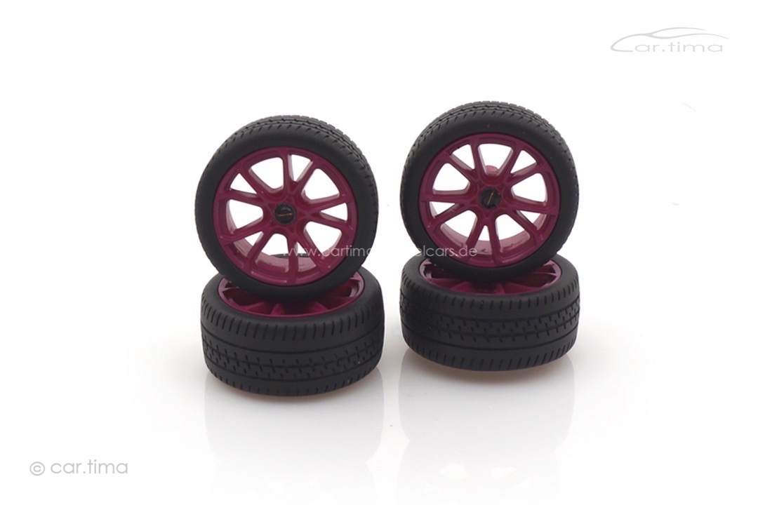 Radsatz/Wheel set TECHART Formula VI Race Sternrubin 1:18 CARXXX25018