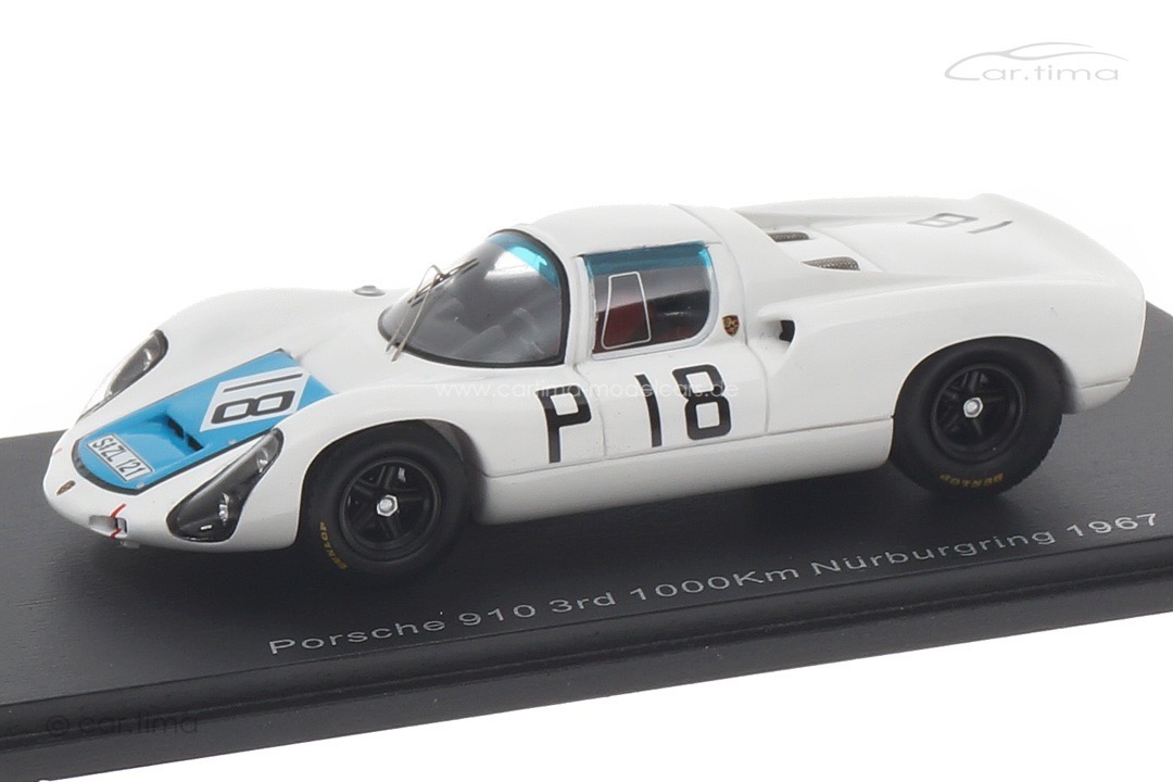 Porsche 910 1000km Nürburgring 1967 Neerpash/Elford Spark 1:43 SG820