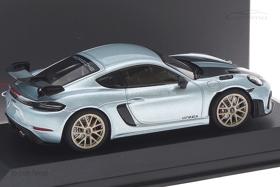 Porsche 718 Cayman GT4 RS Azzuro Thetys/Rad Neodyme Minichamps car.tima CUSTOMIZED 1:43 Porsche 718 Cayman GT4 RS Azzuro Thetys/Rad Neodyme Minichamps car.tima CUSTOMIZED 1:43