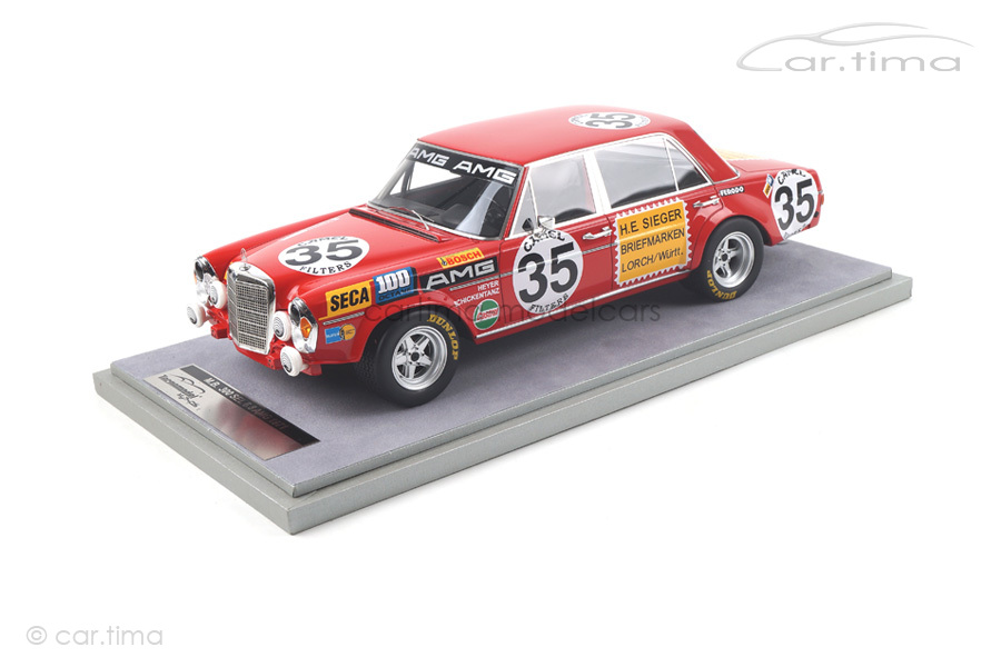 Mercedes-Benz 300 SEL 6.3 AMG 24h Spa 1971 Heyer/Schickentanz Tecnomodel 1:18 TM18-70C Mercedes-Benz 300 SEL 6.3 AMG 24h Spa 1971 Heyer/Schickentanz Tecnomodel 1:18 TM18-70C