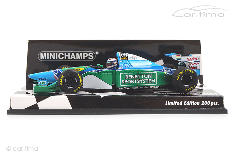 Benetton Ford B194 Monaco GP 1994 JJ Lehto Minichamps 1:43 417940406 Benetton Ford B194 Monaco GP 1994 JJ Lehto Minichamps 1:43 417940406