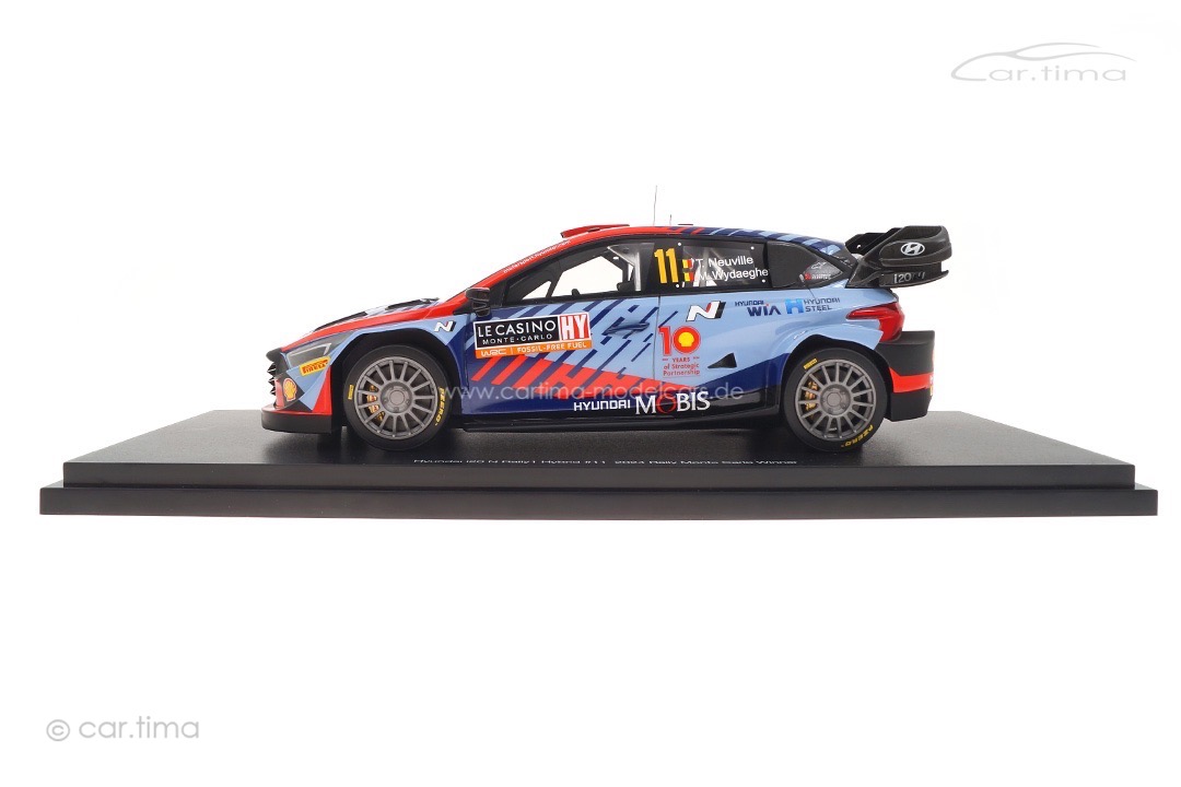 Hyundai I20 Rally1 Hybrid Winner Rallye Monte Carlo 2024 Neuville/Wydaeghe TopSpeed 1:18 TS0580 Hyundai I20 Rally1 Hybrid Winner Rallye Monte Carlo 2024 Neuville/Wydaeghe TopSpeed 1:18 TS0580