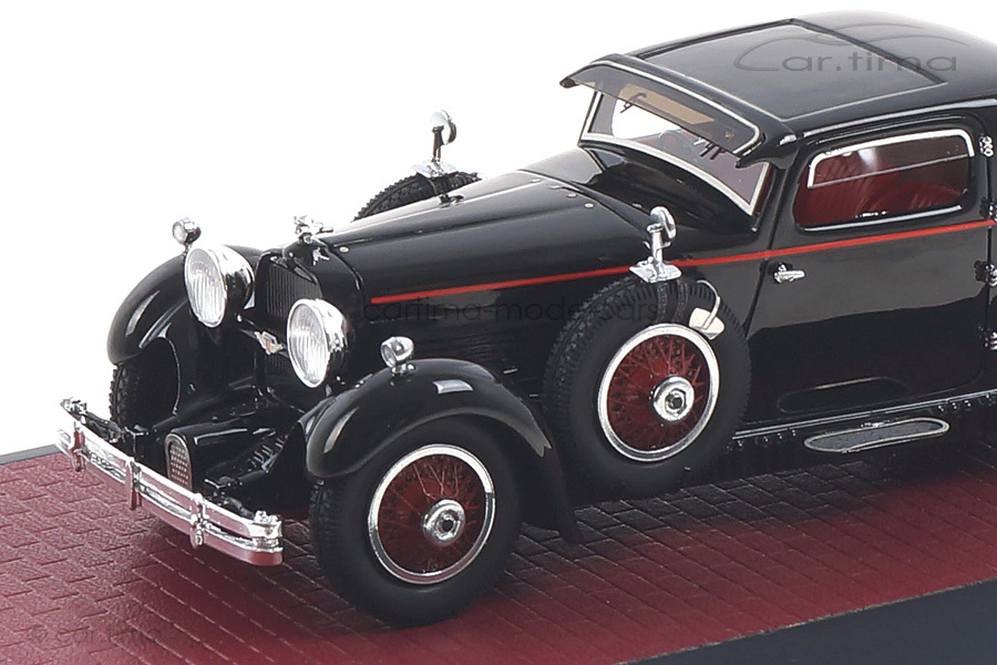 Stutz Model M Supercharged Lancefield Coupe schwarz Matrix 1:43 MX41804-051