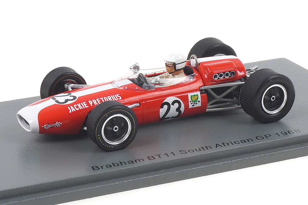 Brabham BT11 South African GP 1967 Jackie Pretorius Spark 1:43 S7090 Brabham BT11 South African GP 1967 Jackie Pretorius Spark 1:43 S7090