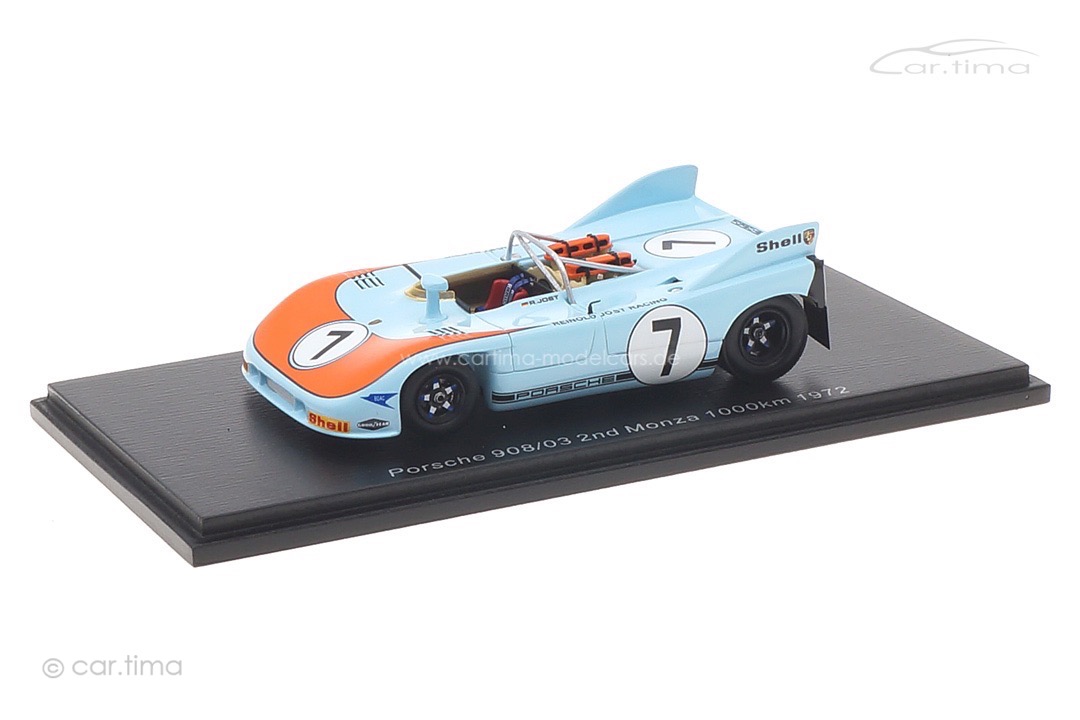 Porsche 908/03 1000km Monza 1972 Jöst/Schüler Spark 1:43 S2333 Porsche 908/03 1000km Monza 1972 Jöst/Schüler Spark 1:43 S2333