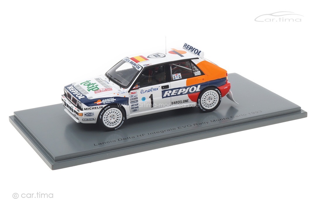 Lancia Delta HF Integrale EVO Rally Monte Carlo 1993 Sainz/Moya Spark 1:43 S9024 Lancia Delta HF Integrale EVO Rally Monte Carlo 1993 Sainz/Moya Spark 1:43 S9024