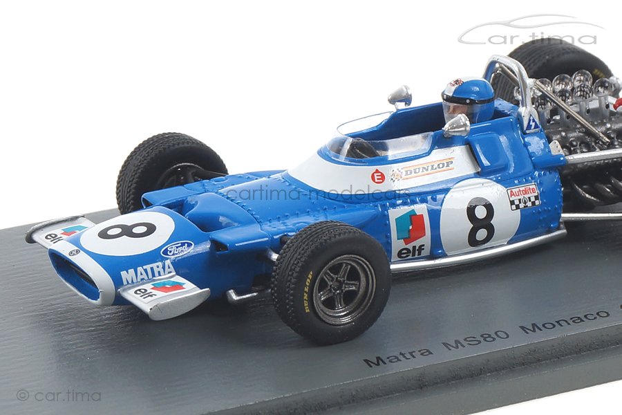 Matra MS80 GP Monaco 1969 Jean-Pierre Beltoise Spark 1:43 S7188 Matra MS80 GP Monaco 1969 Jean-Pierre Beltoise Spark 1:43 S7188