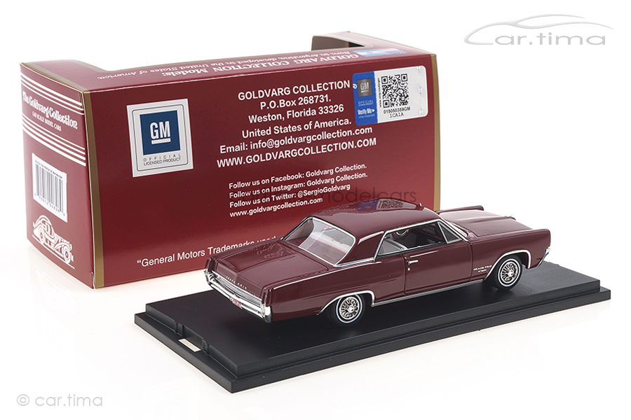 Pontiac Grand Prix Marimba Red 1964 Goldvarg 1:43 GC-015A Pontiac Grand Prix Marimba Red 1964 Goldvarg 1:43 GC-015A