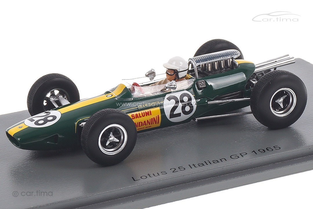 "Lotus 25 GP Italien 1965 Giacomo Russo ""Geki"" Spark 1:43 S7293"