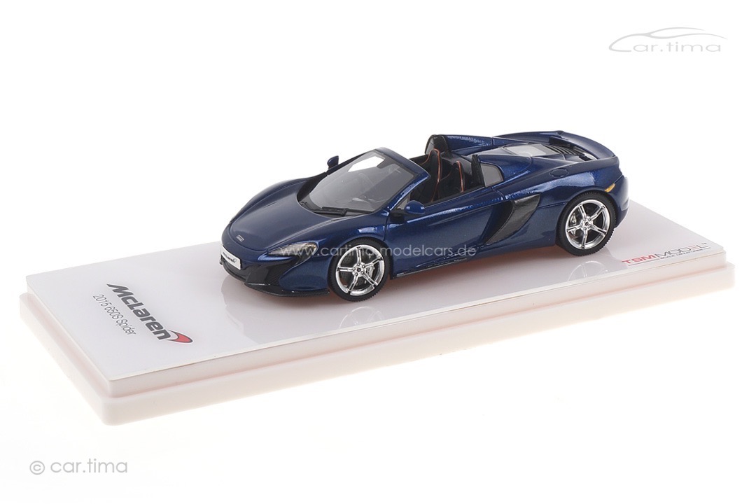 McLaren 650S Spider Volcano blue TSM 1:43 TSM144362 McLaren 650S Spider Volcano blue TSM 1:43 TSM144362