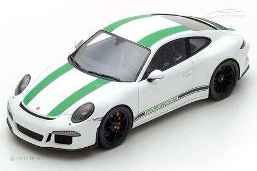 Porsche 911 (991) R Weiß/grün Schuco 1:12 450046900
