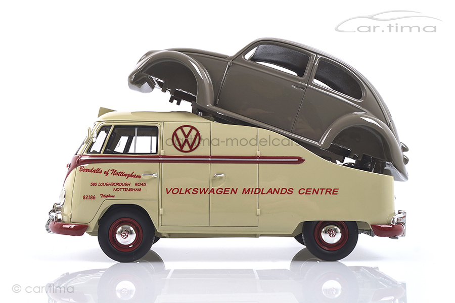 Volkswagen VW T1a Midlands Centre/Brezelkäfer Schuco 1:18 450016300