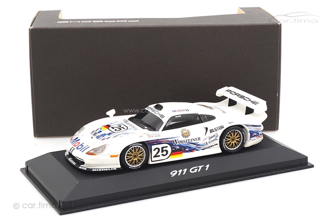 Porsche 911 GT1 Black Window Showcar Boutsen/Stuck/Wollek Minichamps 1:43 WAP02003197