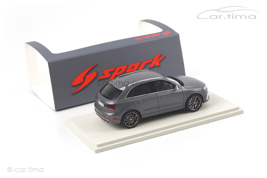 Audi RS Q3 grau matt Spark 1:43 S4457