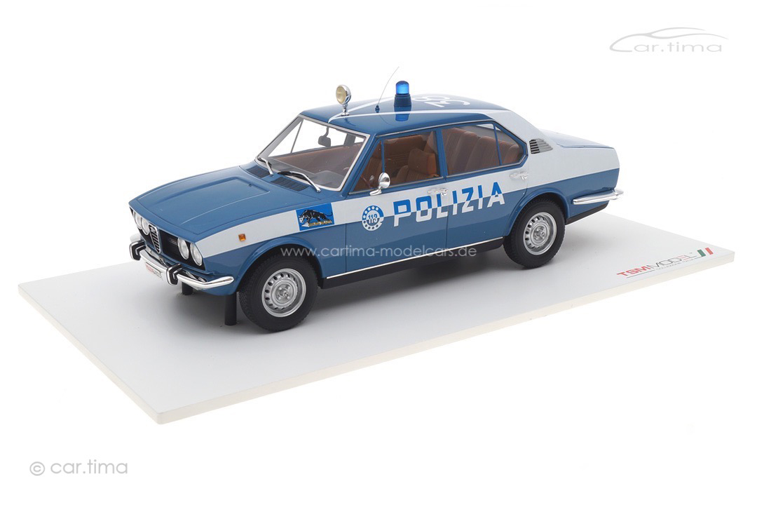 Alfa Romeo Alfetta 1800 Polizia TSM 1:18 TSM141833R Alfa Romeo Alfetta 1800 Polizia TSM 1:18 TSM141833R