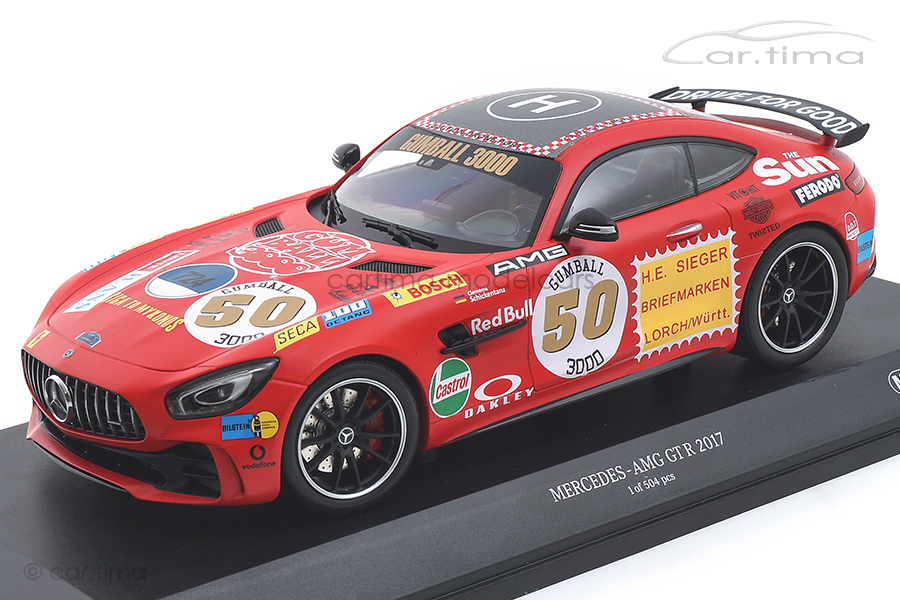 Mercedes-AMG GTR 2017 Rote Sau Minichamps 1:18 155036024 Mercedes-AMG GTR 2017 Rote Sau Minichamps 1:18 155036024