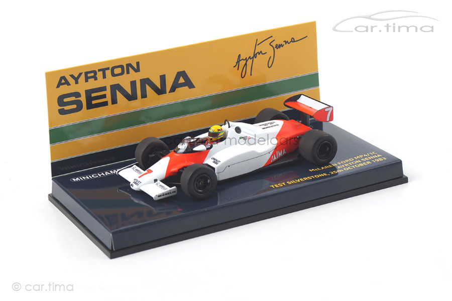McLaren Ford MP4-1C Test Silverstone 1983 Ayrton Senna Minichamps 1:43 540834307