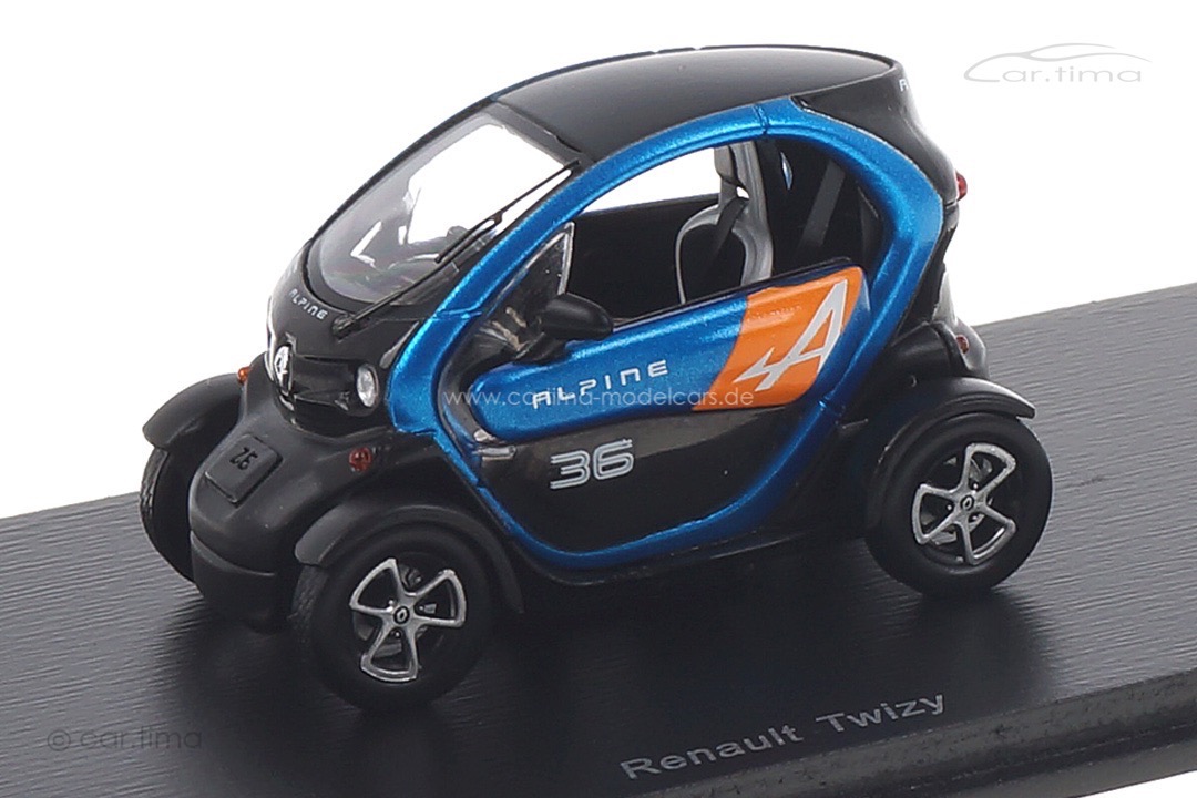 Renault Twizy Alpine blau Spark 1:43 SF075