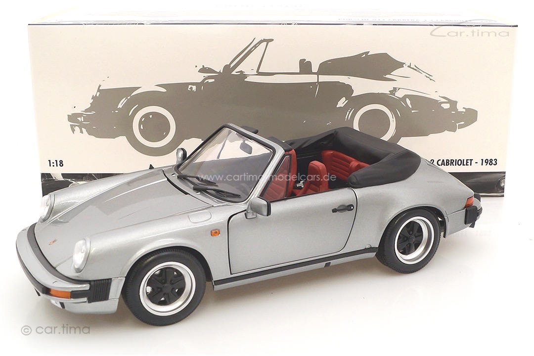 Porsche 911 3.2 Carrera Cabriolet grau met. Minichamps 1:18 100063034