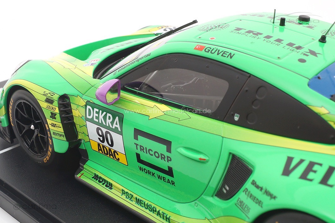Porsche 911 (992) GT3 R DTM Champion 2025 Ayhancan Güven Greeno IXO 1:18 MG-I-911-DTM-25-1890