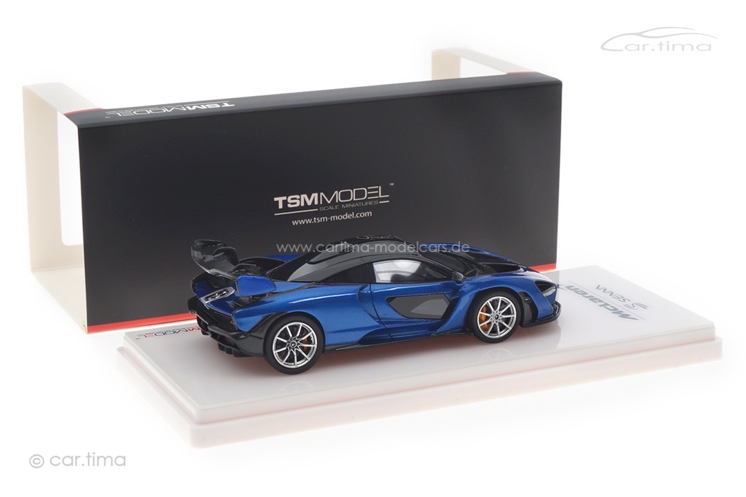 McLaren Senna Antares blue TSM 1:43 TSM430421