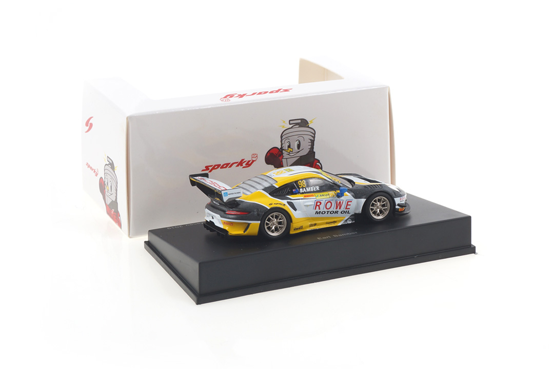 Porsche 911 GT3 R Macau 2019 Earl Bamber Spark 1:64 Y167 Porsche 911 GT3 R Macau 2019 Earl Bamber Spark 1:64 Y167