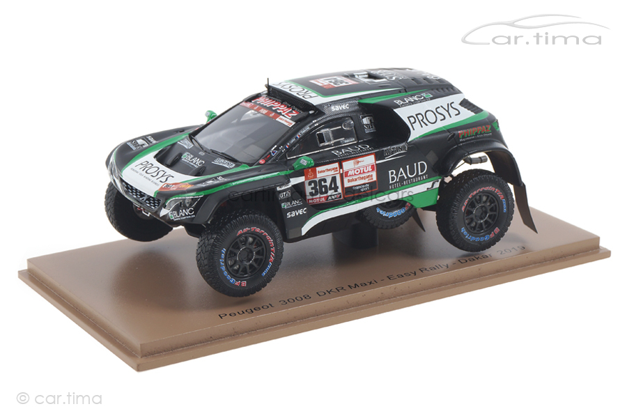 Peugeot 3008 DKR Maxi Dakar Rally 2019 Lafay/Delaunay Spark 1:43 S5630 Peugeot 3008 DKR Maxi Dakar Rally 2019 Lafay/Delaunay Spark 1:43 S5630