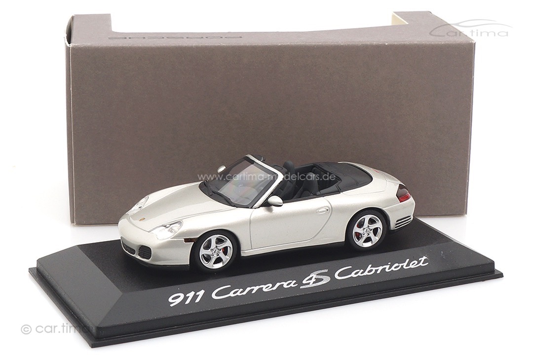 Porsche 911 (996) Carrera 4S Cabriolet Silber Minichamps 1:43 WAP02010014