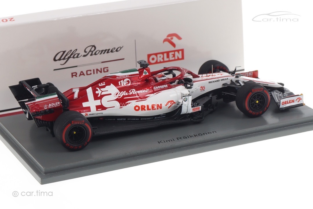 Alfa Romeo Racing C39 GP Emilia-Romagna 2020 Kimi Räikkönen Spark 1:43 S6494 Alfa Romeo Racing C39 GP Emilia-Romagna 2020 Kimi Räikkönen Spark 1:43 S6494