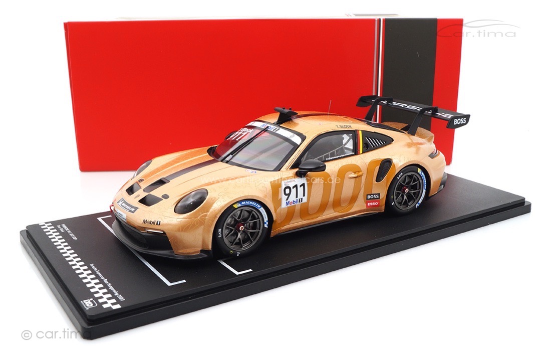 Porsche 911 (992) GT3 Cup Supercup Hungaroring 2023 Timo Glock IXO 1:18 LEGT18-23CUP001