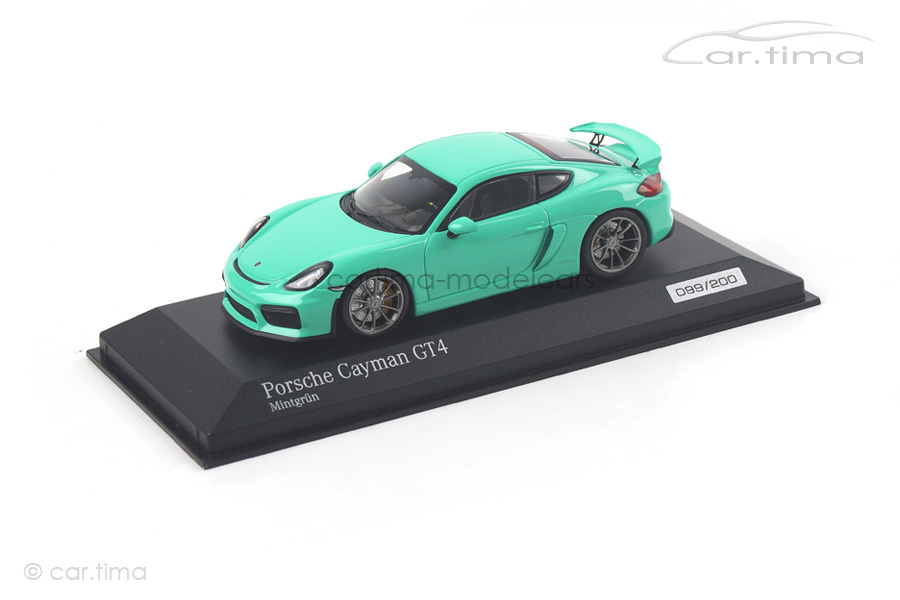 Porsche Cayman GT4 Mintgrün Minichamps 1:43 CA04316073 Porsche Cayman GT4 Mintgrün Minichamps 1:43 CA04316073