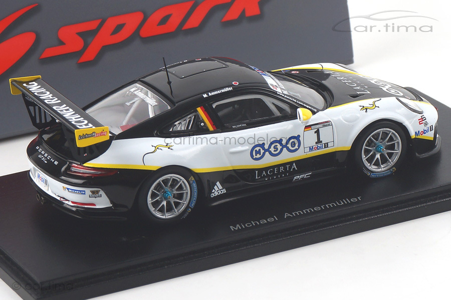 Porsche 911 (991) GT3 Cup Champion Porsche Supercup 2017 Ammermüller Spark 1:43 S5524 Porsche 911 (991) GT3 Cup Champion Porsche Supercup 2017 Ammermüller Spark 1:43 S5524