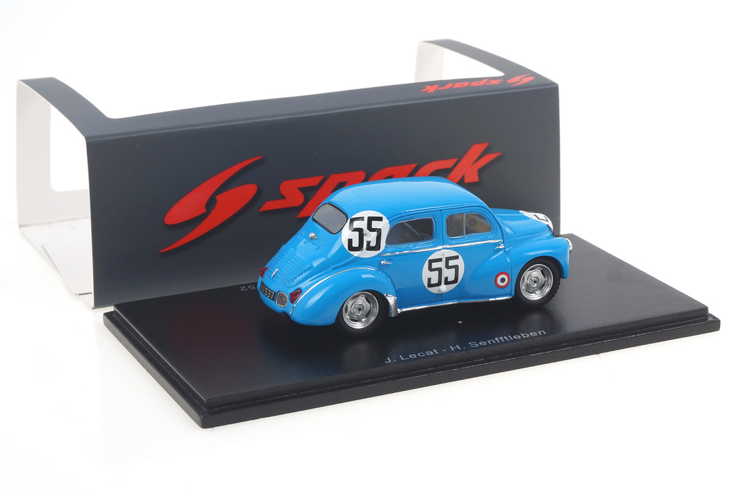 Renault 4CV 1063 24h Le Mans 1952 Lecat/Senfftleben Spark 1:43 S5226 Renault 4CV 1063 24h Le Mans 1952 Lecat/Senfftleben Spark 1:43 S5226