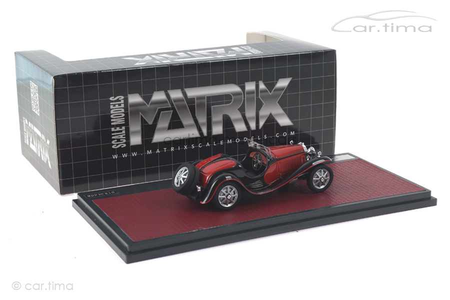 Bugatti T55 Roadster schwarz/rot Matrix 1:43 MX40205-072 Bugatti T55 Roadster schwarz/rot Matrix 1:43 MX40205-072