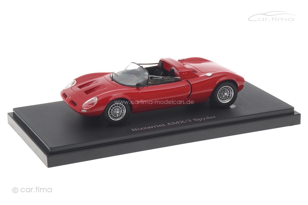 Bizzarini AMX/3 Spyder 1971 rot autocult 1:43 05044 Bizzarini AMX/3 Spyder 1971 rot autocult 1:43 05044