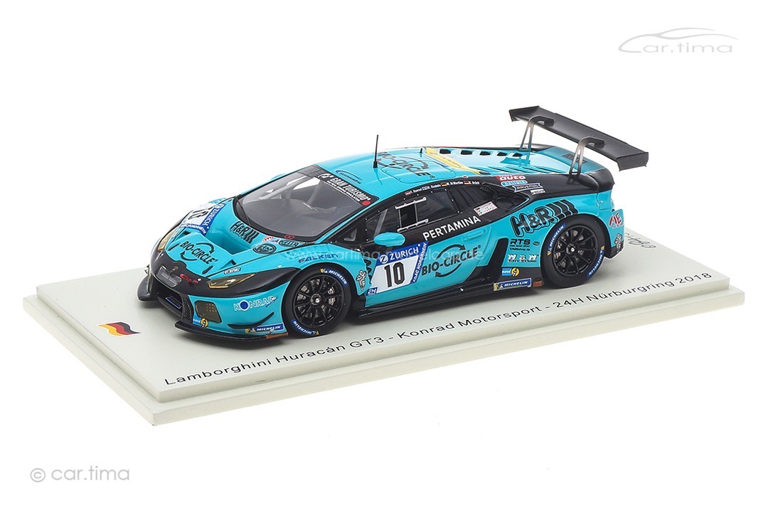 Lamborghini Huracán GT3 Evo 24h Nürburgring 2018 Brück/Henkola/Konrad Spark 1:43 SG575 Lamborghini Huracán GT3 Evo 24h Nürburgring 2018 Brück/Henkola/Konrad Spark 1:43 SG575
