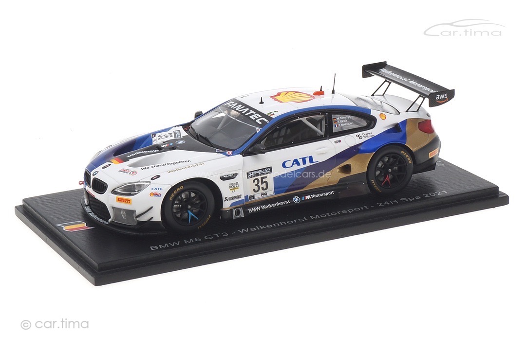 BMW M6 GT3 24h Spa 2021 Glock/Tomczyk/Neubauer Spark 1:43 SB471 BMW M6 GT3 24h Spa 2021 Glock/Tomczyk/Neubauer Spark 1:43 SB471