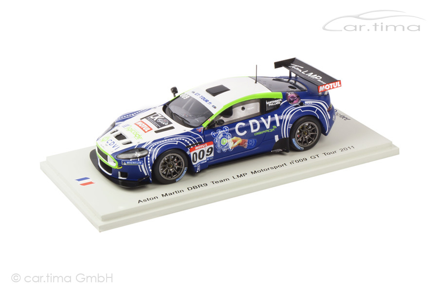 Aston Martin DBR9 GT Tour 2011 Paillard/Santamato Spark 1:43 SF027
