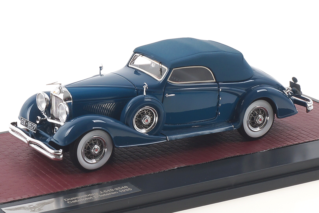 Duesenberg J-519-2548 Cabriolet D´Ieteren blau Matrix 1:43 MX40406-082 Duesenberg J-519-2548 Cabriolet D´Ieteren blau Matrix 1:43 MX40406-082