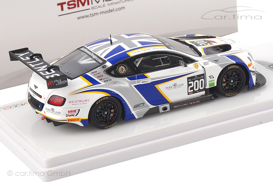 Bentley Continental GT3 Blancpain Endurance 2014 TSM 1:43 TSM154355 Bentley Continental GT3 Blancpain Endurance 2014 TSM 1:43 TSM154355