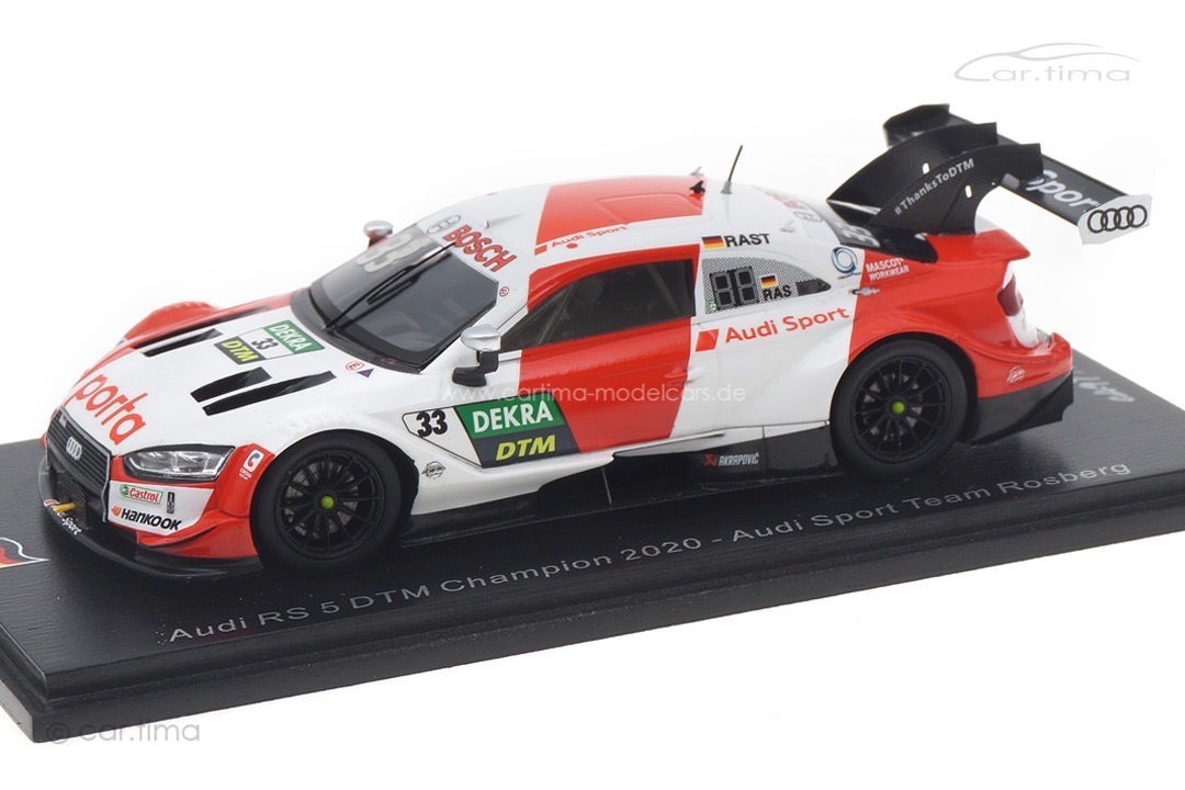 Audi RS5 DTM Champion 2020 René Rast Spark 1:43 SG652 Audi RS5 DTM Champion 2020 René Rast Spark 1:43 SG652
