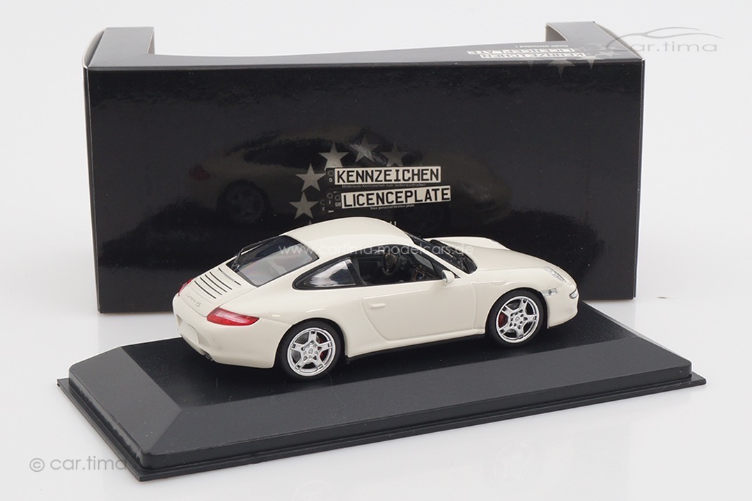 Porsche 911 (997) Carrera 4S Coupe Carraraweiß Minichamps 1:43 400065322
