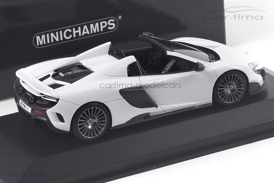 McLaren 675LT Spider Silica white Minichamps 1:43 537154432 McLaren 675LT Spider Silica white Minichamps 1:43 537154432