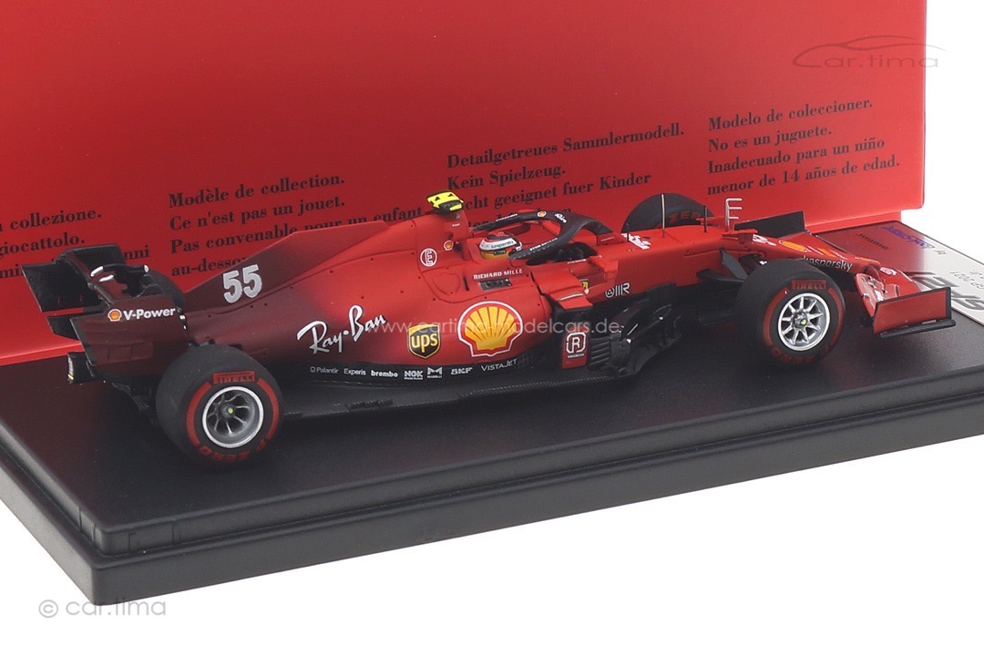 Ferrari SF21 GP Bahrain 2021 Carlos Sainz Jr. LookSmart 1:43 LSF1036