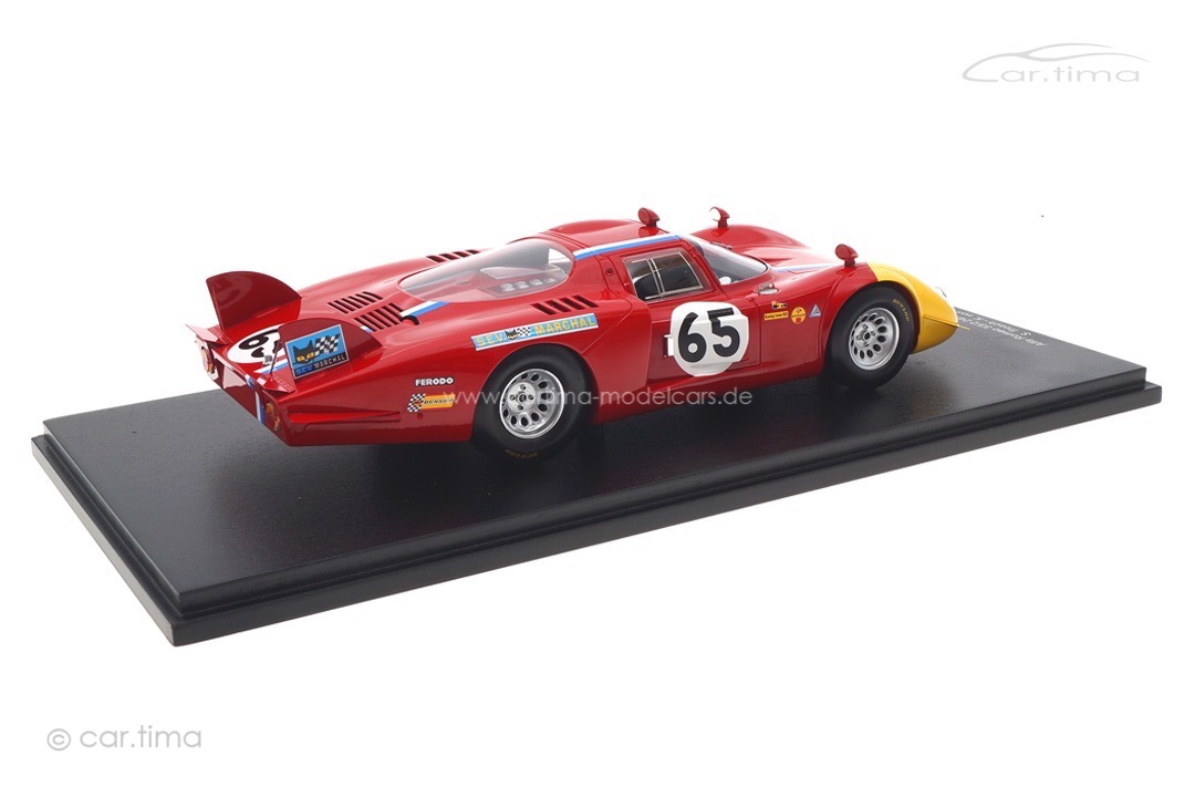 Alfa Romeo 33/2 24h Le Mans 1968 Trosch/von Wendt Spark 1:18 18S513 Alfa Romeo 33/2 24h Le Mans 1968 Trosch/von Wendt Spark 1:18 18S513