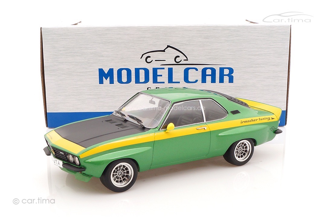 Opel Manta A Si Irmscher grün met./gelb MCG 1:18 MCG18425